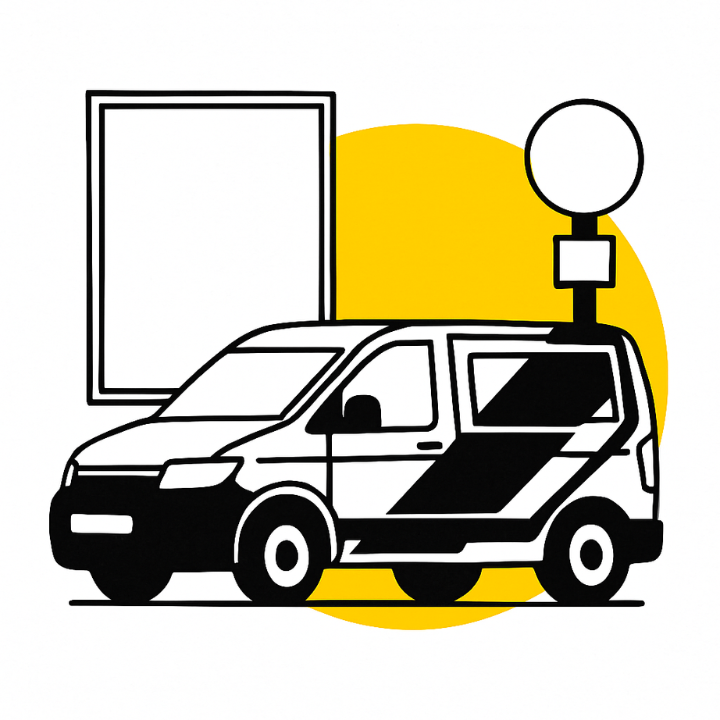 Flocage de véhicule utilitaire pour visibilité mobile à Béziers – SL Design