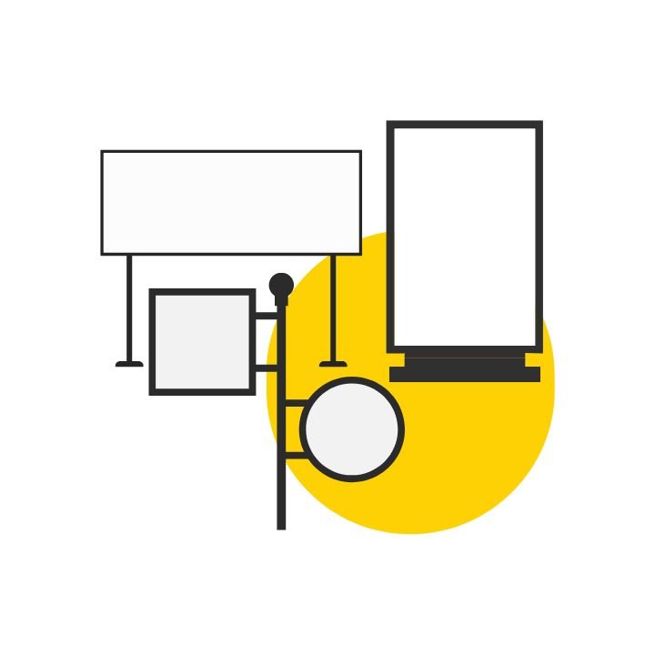 Illustration d’une enseigne personnalisée à Béziers – SL Design